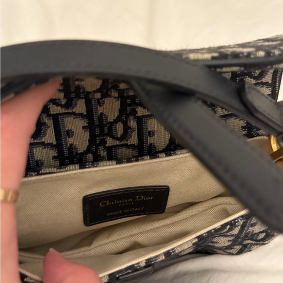 Dior Black Mini Saddle Bag - Picture 3 of 6